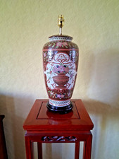 Brown decorated tall chinese