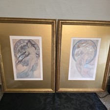 Alphonse Mucha Framed Art