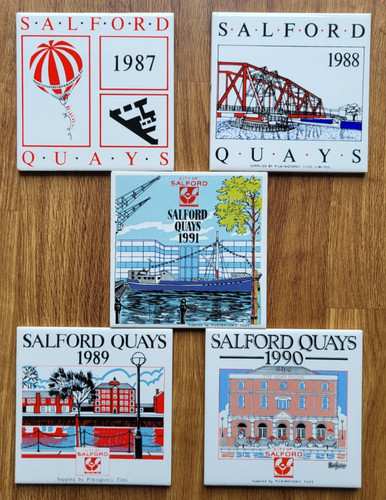 Five retro pilkington ceramic - pilkington,