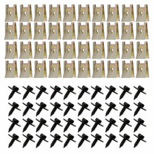 80x Metal Car Door Screw Body