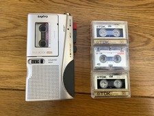 Sanyo TRC-530M Talk Book Microcassette Voice Recorder Dictaphone