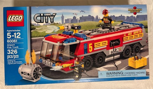 Lego city airport fire - lego, truck