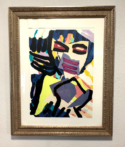 Karel appel signed - appel, abstract