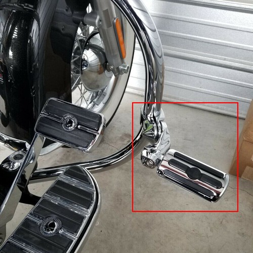 Chrome motorcycle highway foot - chrome,