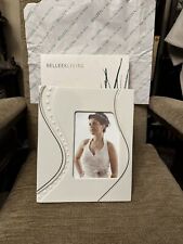 Belleek Silver Ripple 5x7” Photograph Frame