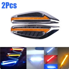 2x Car Steering Fender LED Side Marker Light Turn Signal Lamp Lights Accessories