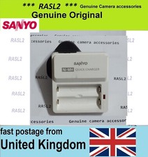 Genuine Sanyo 1.2V Charger for Ni-MH AA Batteries, Model NC-TDR02, 3 PIN UK plug