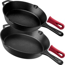 Cuisinel 10" + 12" Cast Iron