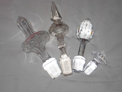 Antique hand blown cut - 4,