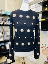 Versace Medusa Button Sweater