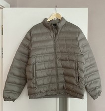 Zara Lightweight Men’s Puffer Jacket (XL, Beige)