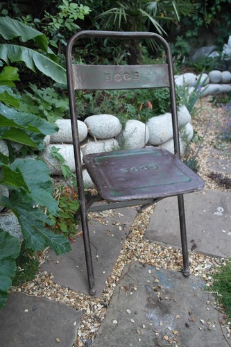 Vintage metal folding - metal,