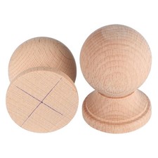  2 Pcs Unfinished Wood Bed