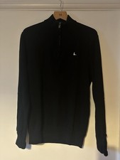 Men's Jack Wills jumper Black 1/4 Zip