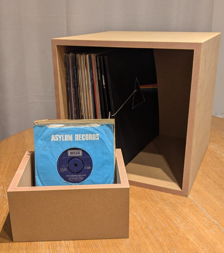 Vinyl record wood boxes - 2, x