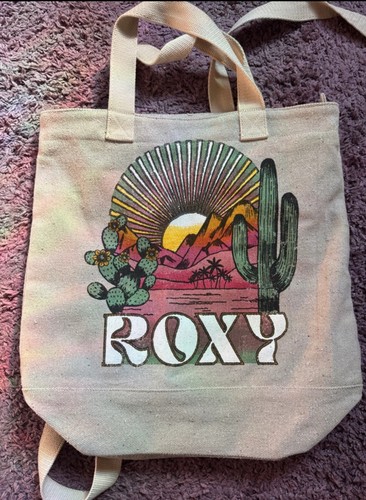 Roxy cotton canvas beach - beach, bag