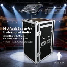 16U Shockproof Rack Case