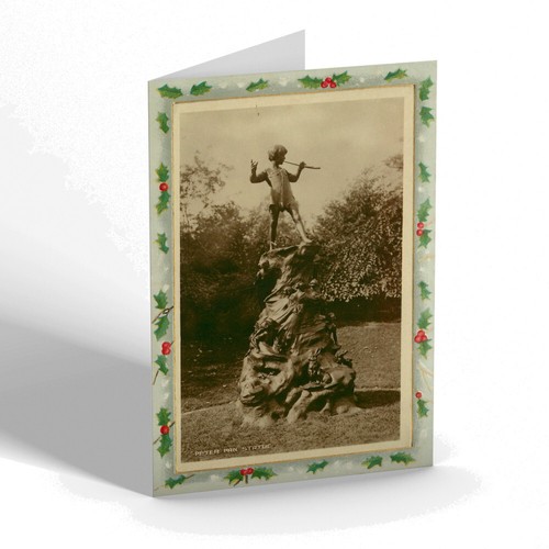 Xmas notelet vintage - xmas,
