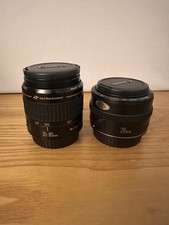 TWO CANON EOS EF LENSES 28mm
