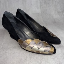 Sabrina Chic Wedge Heel Black