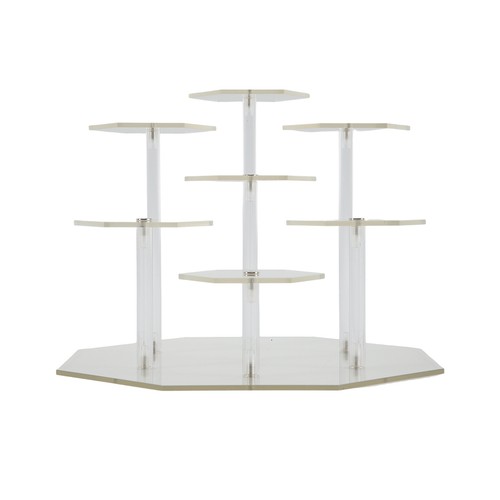Piece acrylic risers - piece,