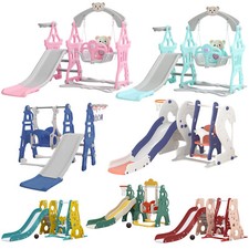 Kids Garden Swing Slide & Climber Toddler Baby Indoor Outdoor Playground Toys UK