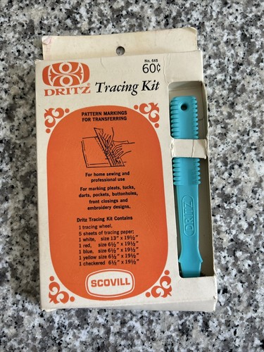 Vintage scovill dritz - dritz, tracing
