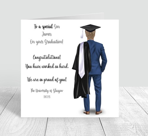 Mens personalised graduation - personalised,