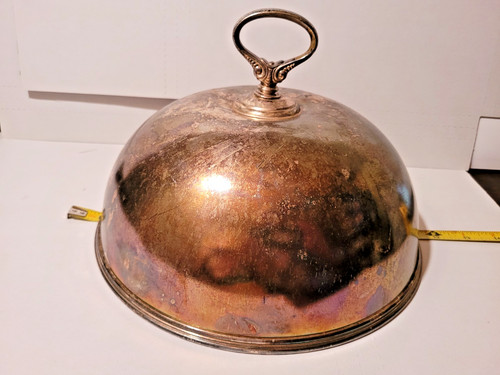 Silver plated food meat - silver, food/meat
