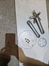 Retro MTB Shimano chainset crank Deore LX m550 170mm