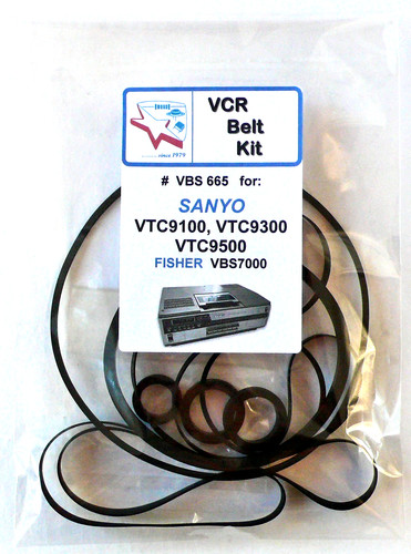 Vcr belt kit for - vcr, sanyo