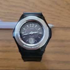 CASIO Baby G BGA 1000 Radio Tough Solar Black USED