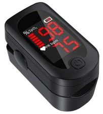 PULSE OXIMETER FINGERTIP BLOOD OXYGEN SATURATION HEART RATE MONITOR SpO2 LEVELS