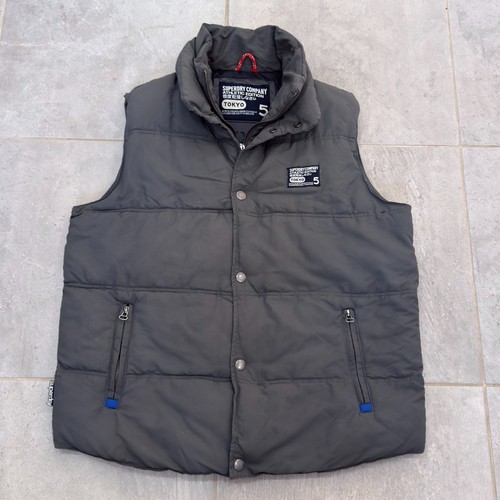 Superdry gilet mens - superdry, grey