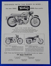 1960 NORTON MOTORCYCLE VINTAGE