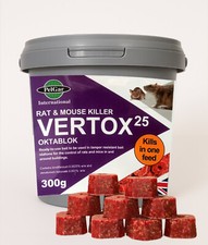 Max Strength Rat & Mouse Poison/Killer Wax Bait Blocks | Quick Kill in One Feed