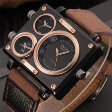 Oulm mens casual watch - watch, 3