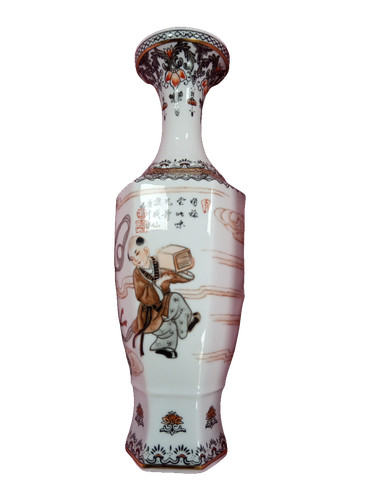 Chinese porcelain vase white - chinese,