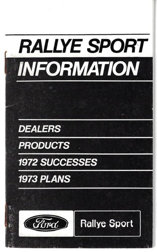 Ford rallye sport information - ford,