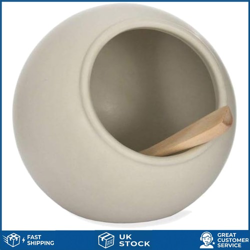 Elegant chalk ceramic salt - chalk,