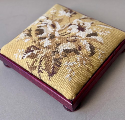 Vintage needlepoint foot - vintage,