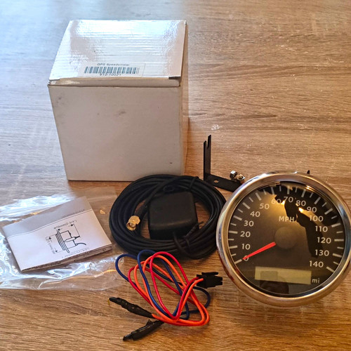 Kus 85mm gps speedometer gauge - kus,