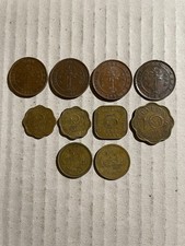Ceylon 10 Coins 1891–1951 | 1–25 Cents | British Colonial Era Lot