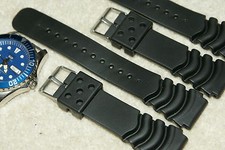 XXL PVC Divers High Quality Watch Strap For Citizen/Seiko Heavy Grade 18-22mm