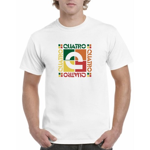 Quatro pop white tee shirt - quatro, t