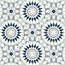 Vinyl Flooring Star Pattern