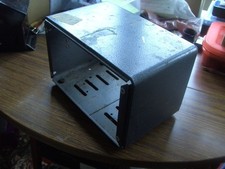 Large galvanised metal open ended project Enclosure box 21cm x 13 cm x 13.5