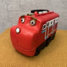 2010 Chuggington Wilson Red Carry Case Diecast Train Carrier Storage