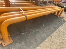 Used 2300mm Pallet Racking End Barrier Orange Guard Pallet Racking Protector