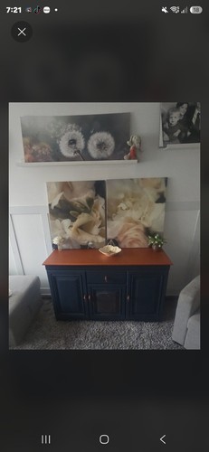 Bespoke navy sideboard - bespoke,
